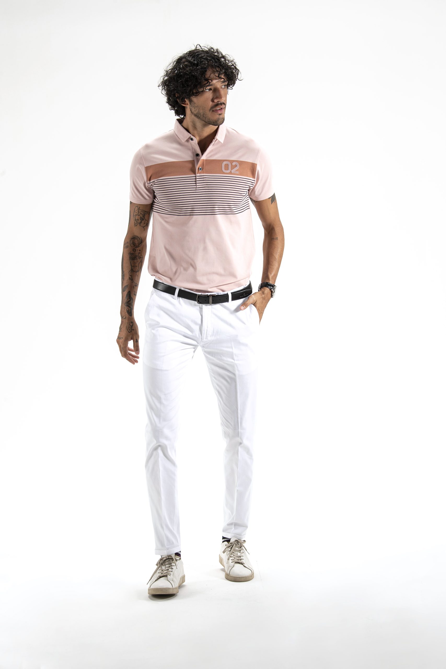 Light Pink Polo T shirt