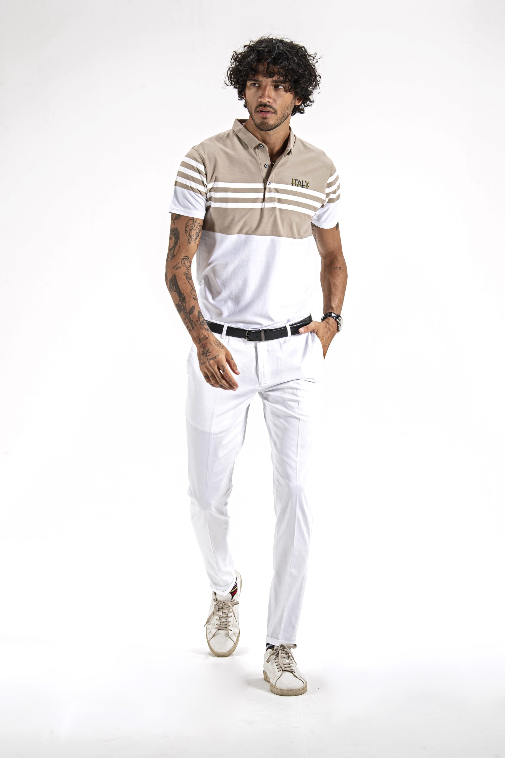 White Polo T shirt